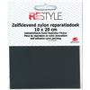 Restyle zelfklevend nylon reparatiedoek kleur 002 Grijs 10 x 20 cm