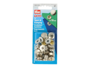 Prym V 10 drukknopen sport&camping nikkel 15 mm 390 202
