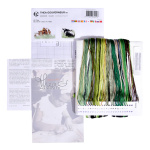 Thea Gouverneur borduurpakket 451A Koe ( voorkant) 60 x 45 cm.. - Afbeelding 3