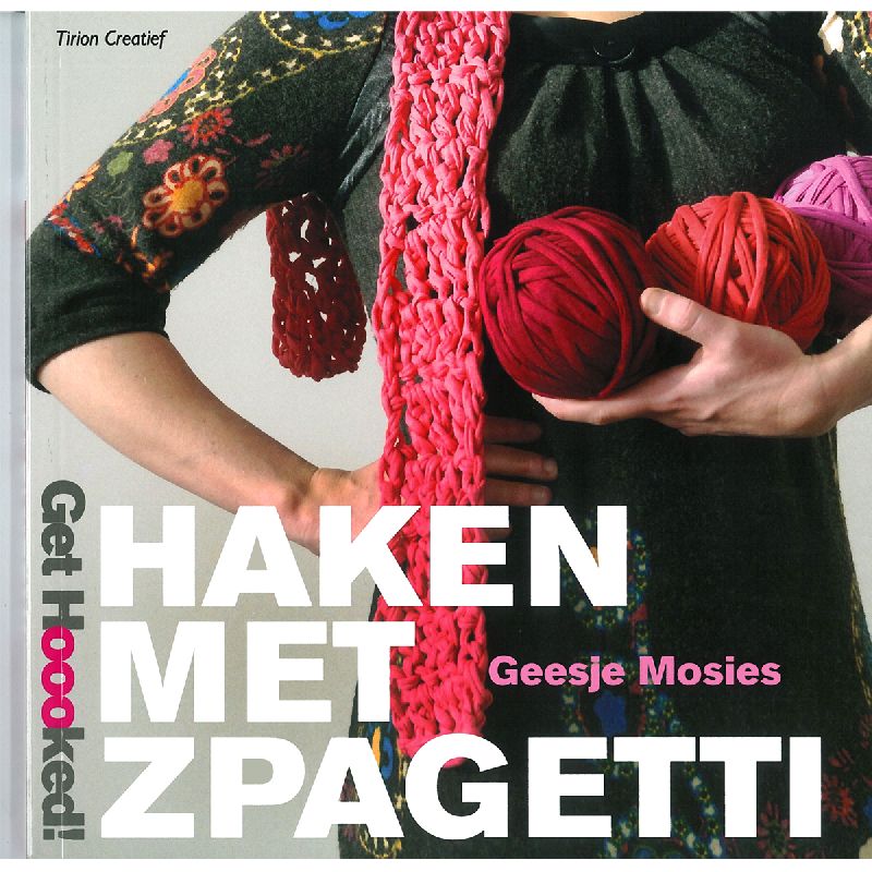 Boek Haken met zpagetti Geesje Mosies