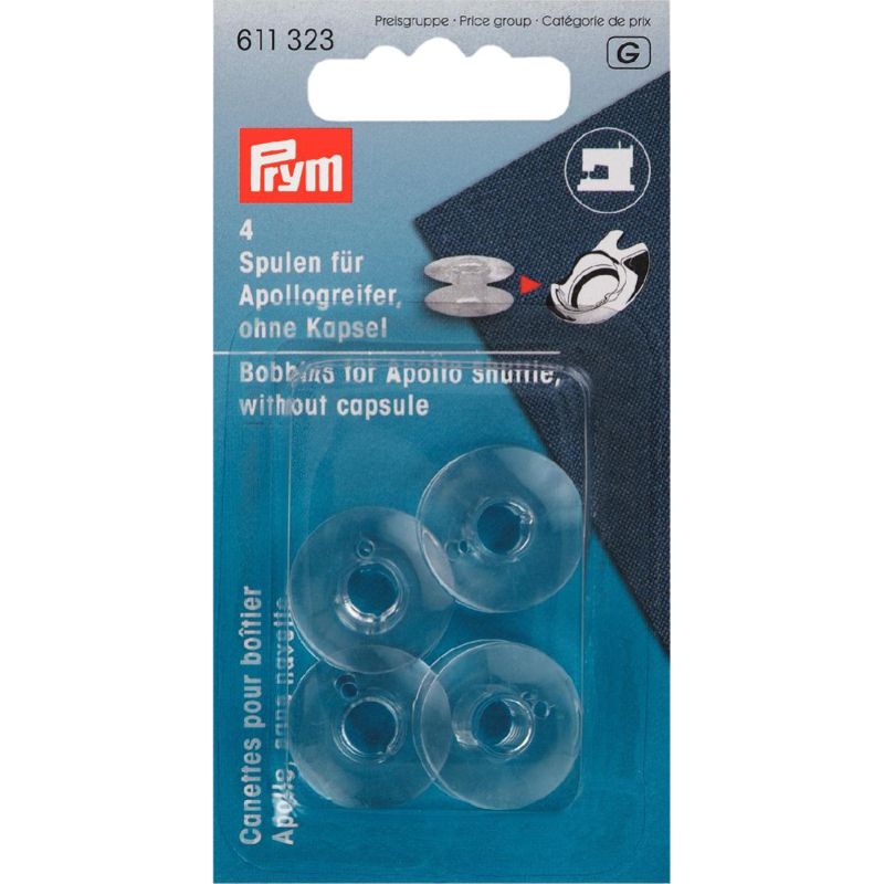 prym G 4 spoeltjes kunststof 611 323