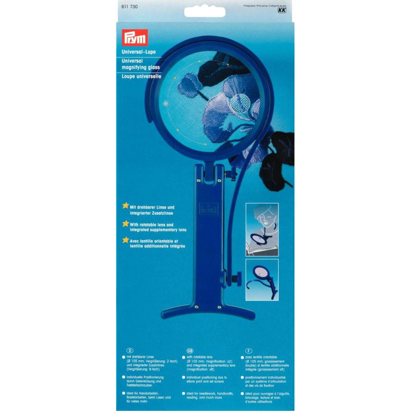 Prym KK Universele loep met draaibare lens 105 mm rond 611 730