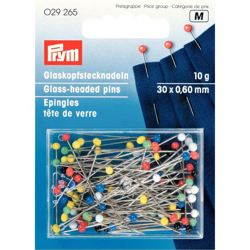 Prym K Glaskopspelden 10 g 30 x 0.60 mm 029 265