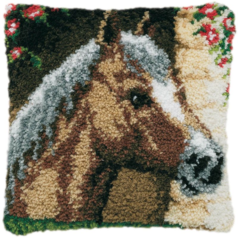 Pako knoopkussen pakket 40x40 cm paard