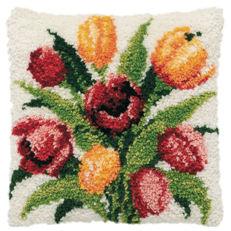 Pako knoopkussen pakket 40x40 cm bloemen