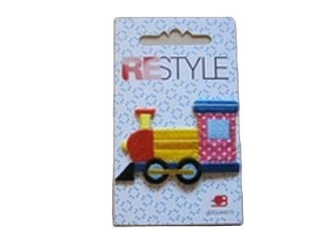 Restyle applicati treintje grootste breedte/hoog 5,5x3,5 cm