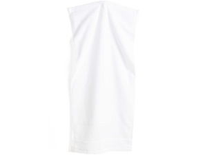 Handdoek met borduurrand 50x100 cm Blanc
