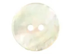 knoop wit / parelmoer 20 mm 2 gaats