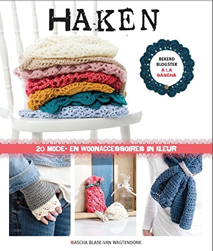 boek kant haken 20 mode- en woonaccesoires in kleur Sacha Blase - van Wagtendonk