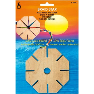 Braid star koord maker houtje