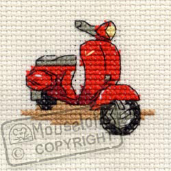 Borduurpakketje Red Scooter ML-004-J02