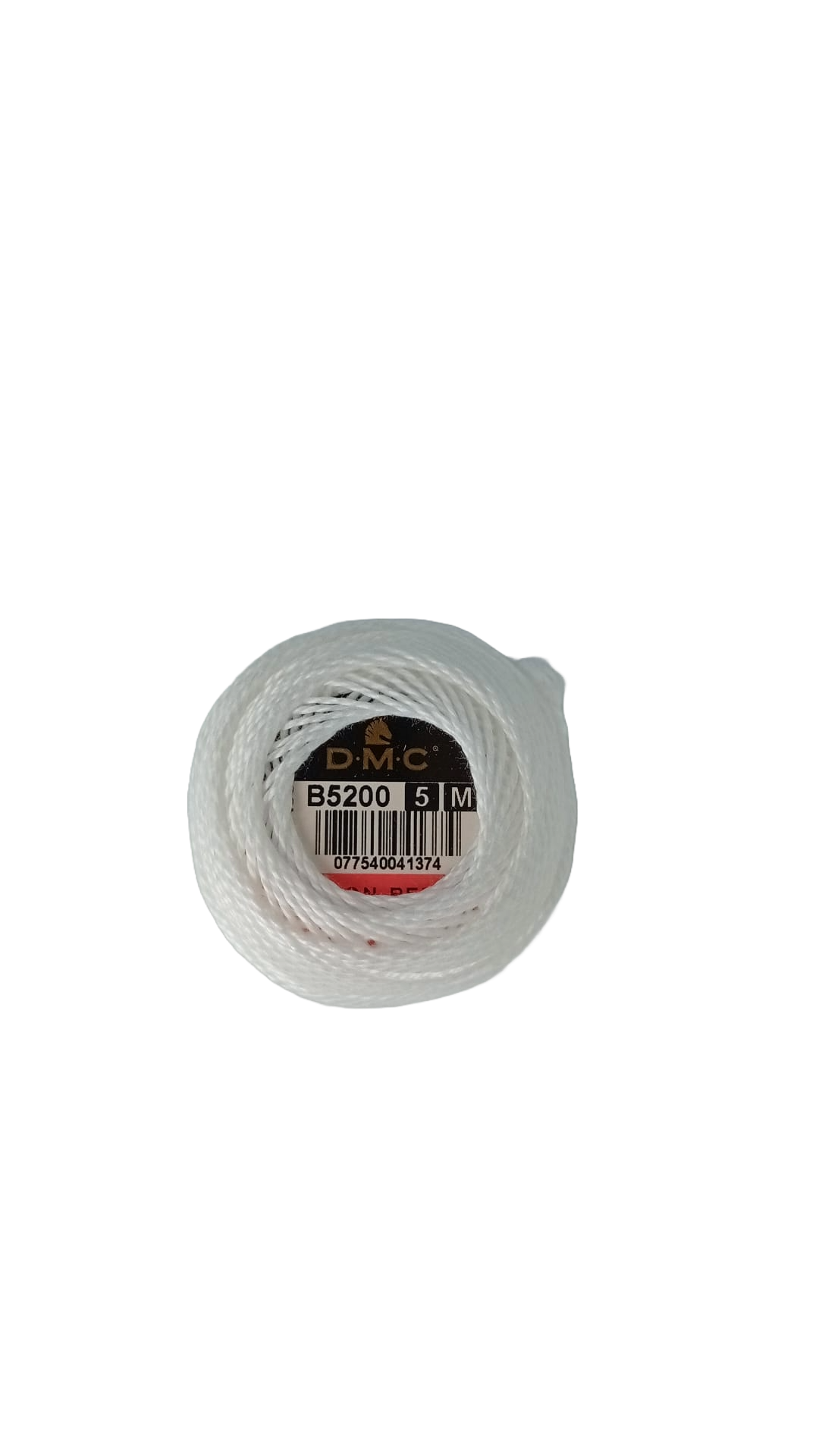 DMC 116 perle garen no 5 kleur B5200 wit