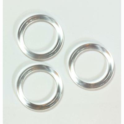 Ringetjes 18 x 24 mm Transparant