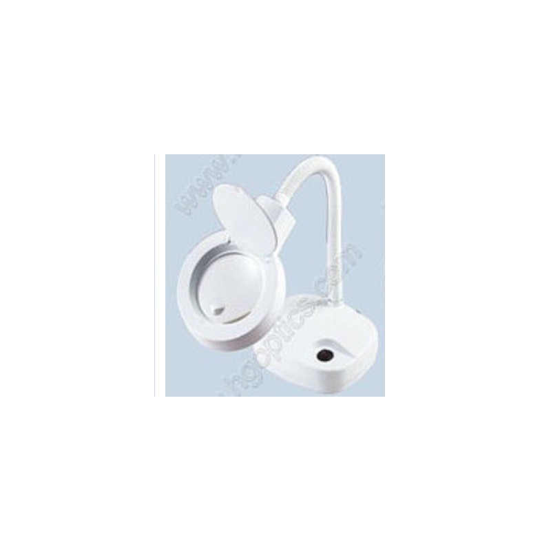 Loep lamp magnifier 8611-D met daglichtlamp witte uitvoering..