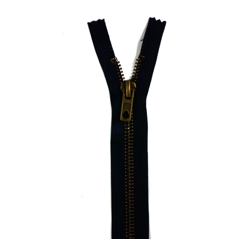 Opti M60 Rits dubbel deelbaar 75 cm metaal kleur zwart 0000