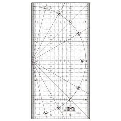 Olfa Quilt ruler in cm MQR 15x30