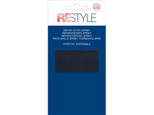 Jersey Reparatiedoek Strech kleur 210 marine 12x45 cm Restyle snelfix