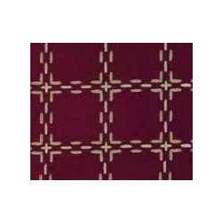 Beiersbont borduurstof kleur 5450 10 Bordeaux beige 160 cm breed.