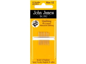 John James Quiltnaalden JJ12012 size 12 QUILTING
