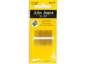 John James Quiltnaalden JJ12008 size 8 QUILTING
