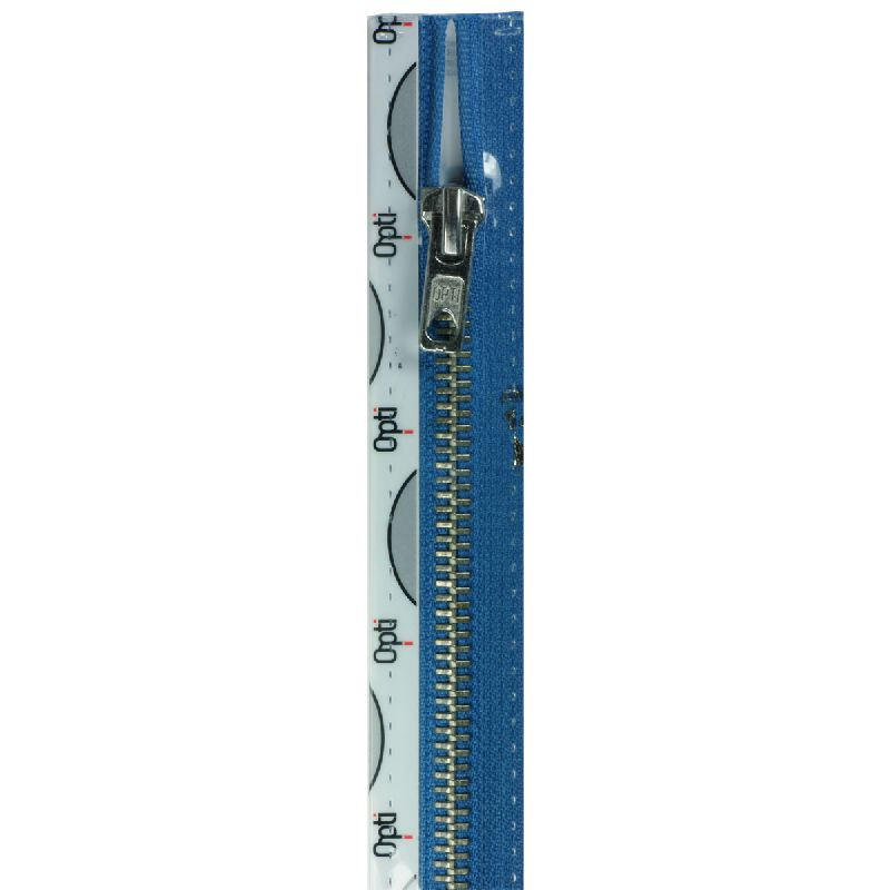 Rits Opti A metaal m60 16 cm kleur 235 blauw.