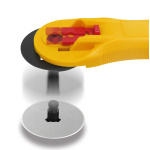 OLFA RTY-1/C Rolmes 28mm Geel - Afbeelding 3