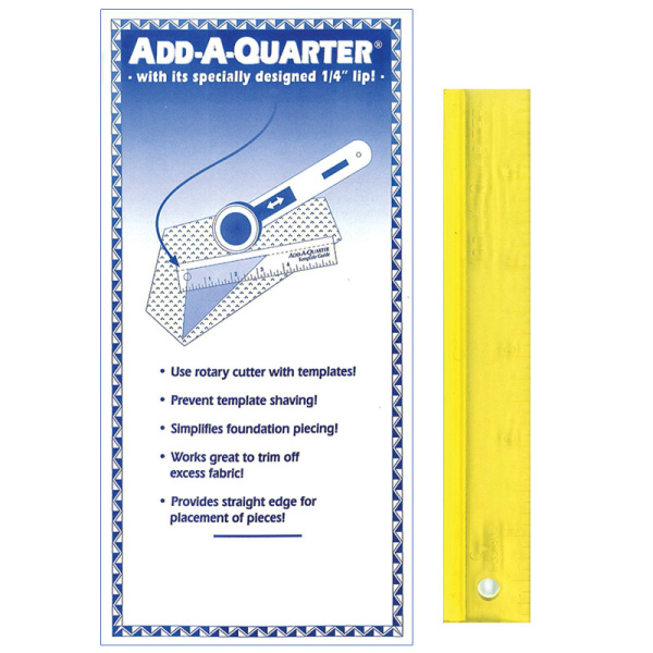 ADA6-25 Ruler Add A Quarter 6 inch (naadtoeslag liniaal)