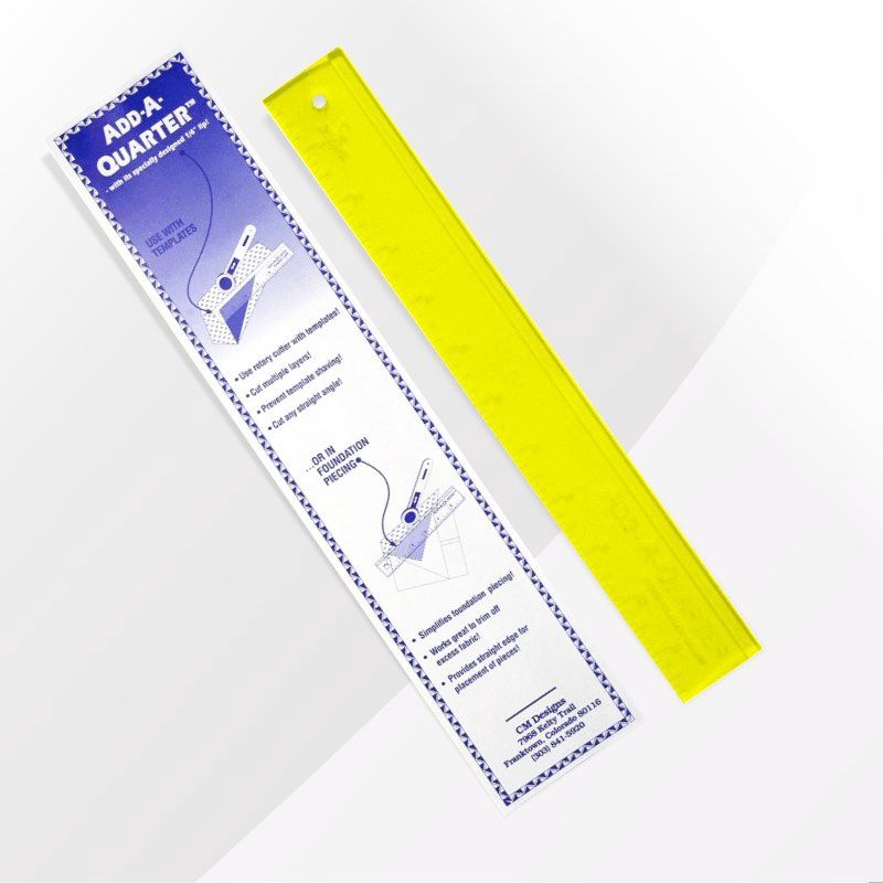 ADA121-4 Ruler Add A Quarter 12 inch (naadtoeslag liniaal)