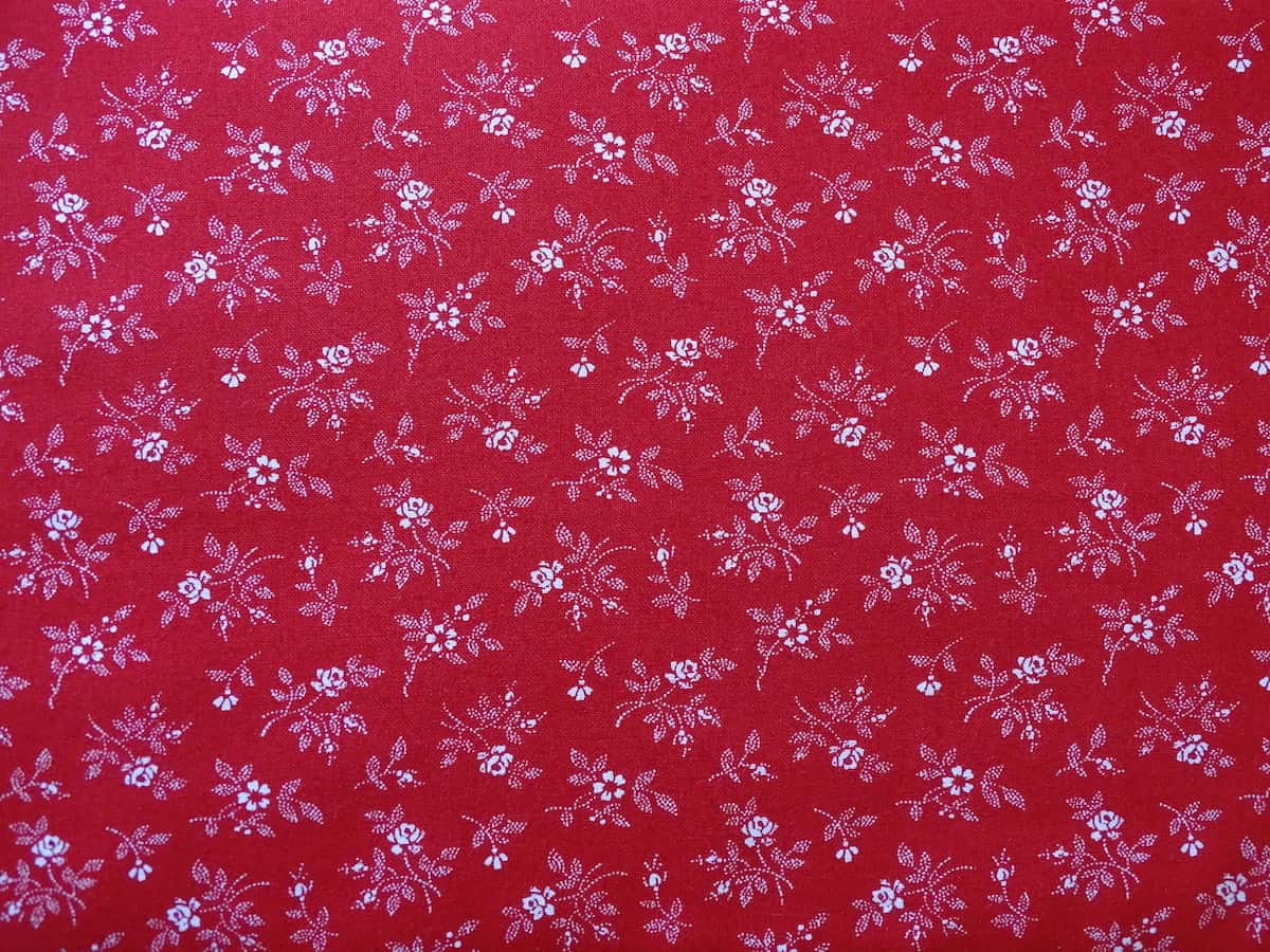 Quiltstof 50x55 cm Moda My Redwork Garden 2956-11