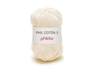 Phildar Coton 3 kleur 1359 Ecru