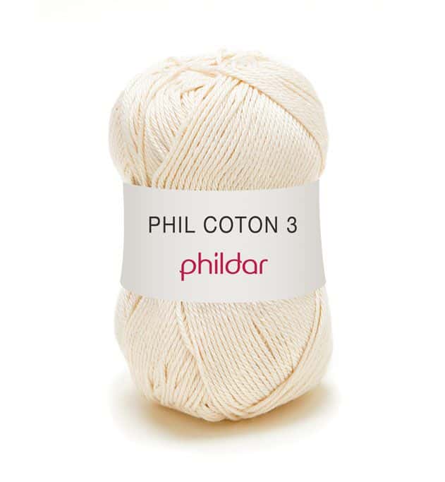 Phildar Coton 3 kleur 1359 Ecru