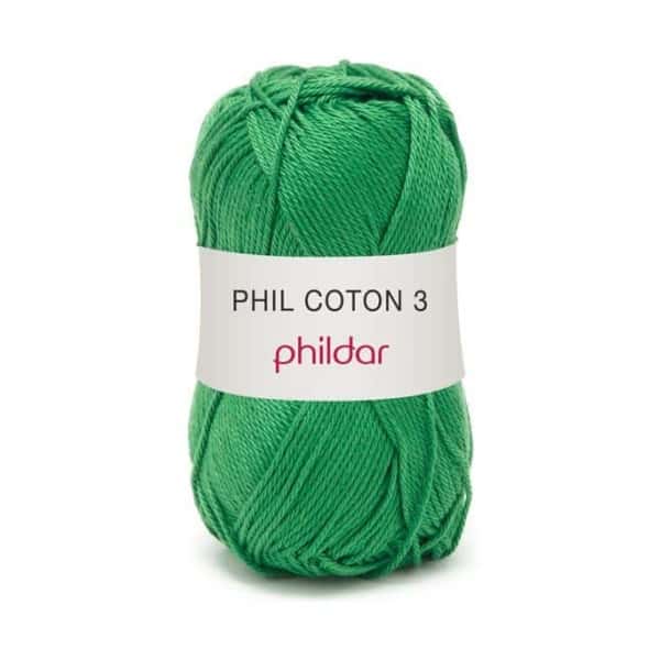 Phildar Coton 3 kleur 1173 Golf/groen
