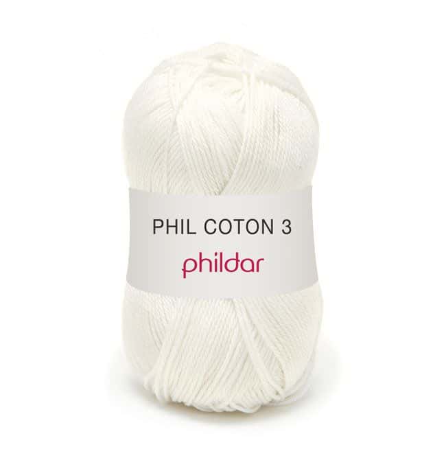 Phildar Coton 3 kleur 1397 Craie