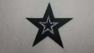 Applicatie ster Rhinestones 13.10130 kleur 00