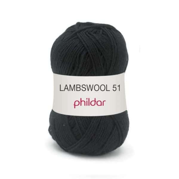 Phildar Lambswool kleur noir