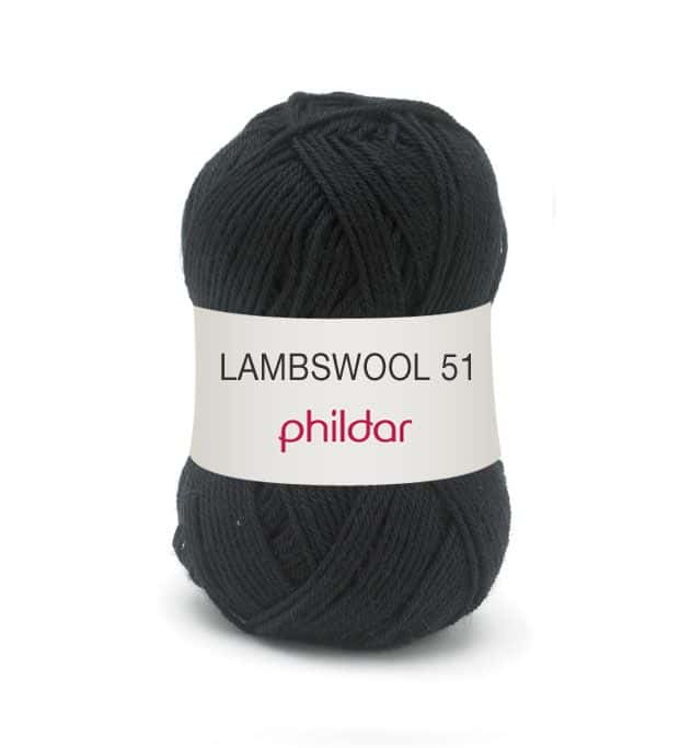 Phildar Lambswool kleur noir