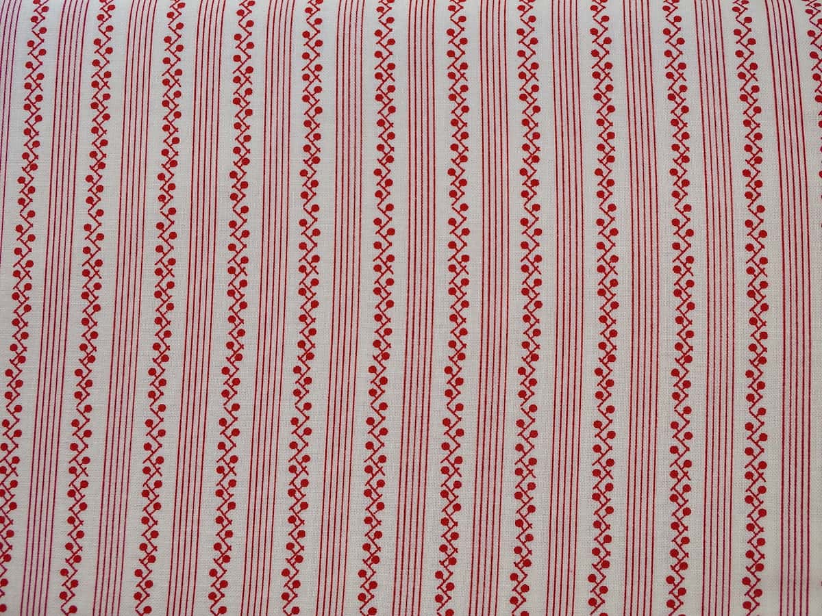 Quiltstof 50x55 cm Moda My Redwork Garden 2954-13