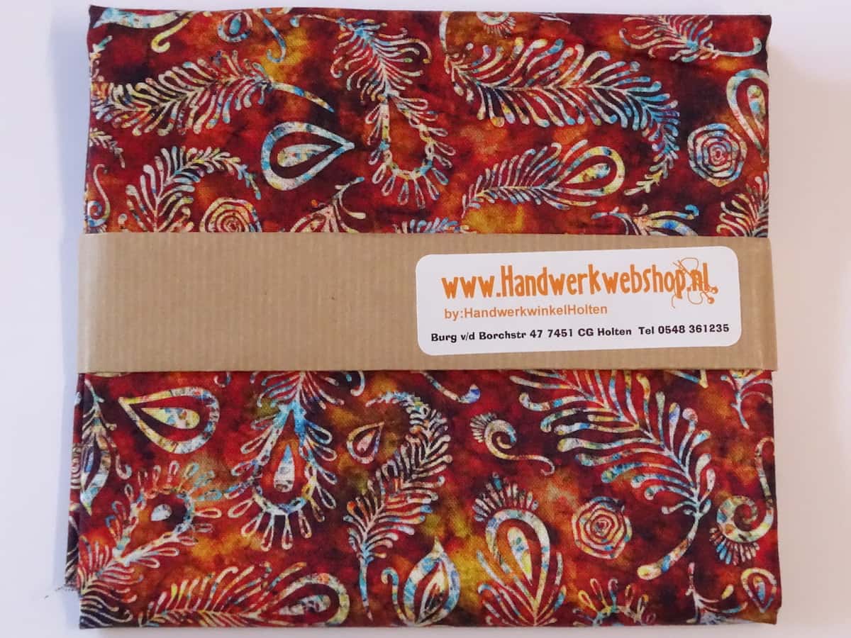 Quiltstof op maat 50x55 cm Rinske Stevens botanica