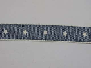 Vivant lint blauw met ster 15 mm  018.7540.15