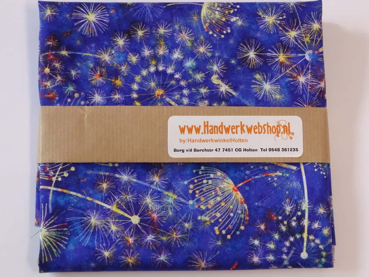 Quiltstof op maat 50x55 cm Rinske Stevens botanica