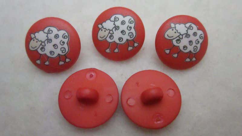 knoop schaap 15 mm rood 007.84936