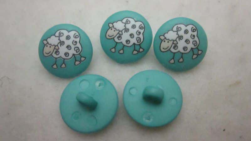 knoop schaap 15 mm aqua 007.84936