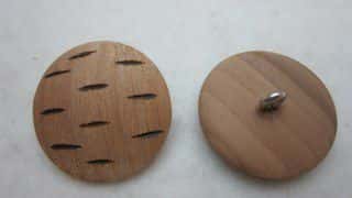 houten knoop 34 mm