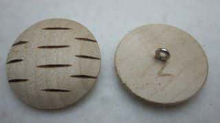 houten knoop 42 mm