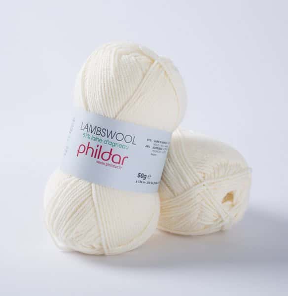 Phildar Lambswool kleur ecru