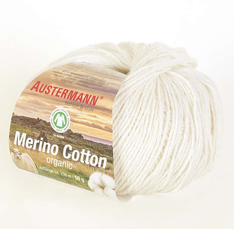 Austermann Merino Cotton Organic kleur 1