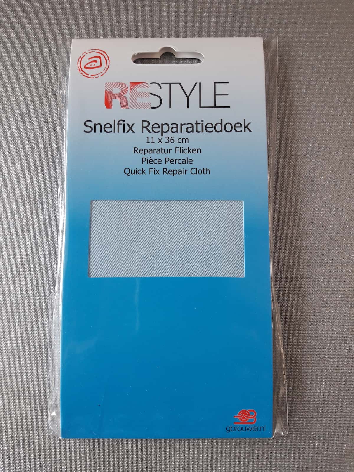 Restyle Snelfix reparatiedoek 11x36  kleur 259 licht blauw