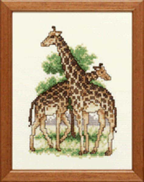 Pako borduurpakket Giraf 13x17 cm 210.867