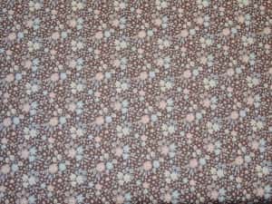 Tilda quiltstof op rol 110 cm breed Flower Confetti Nutmeg