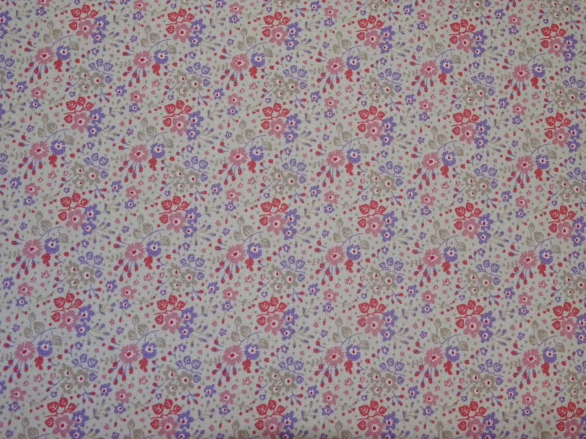 Tilda quiltstof op rol 110 cm breed Flower Confetti Sand